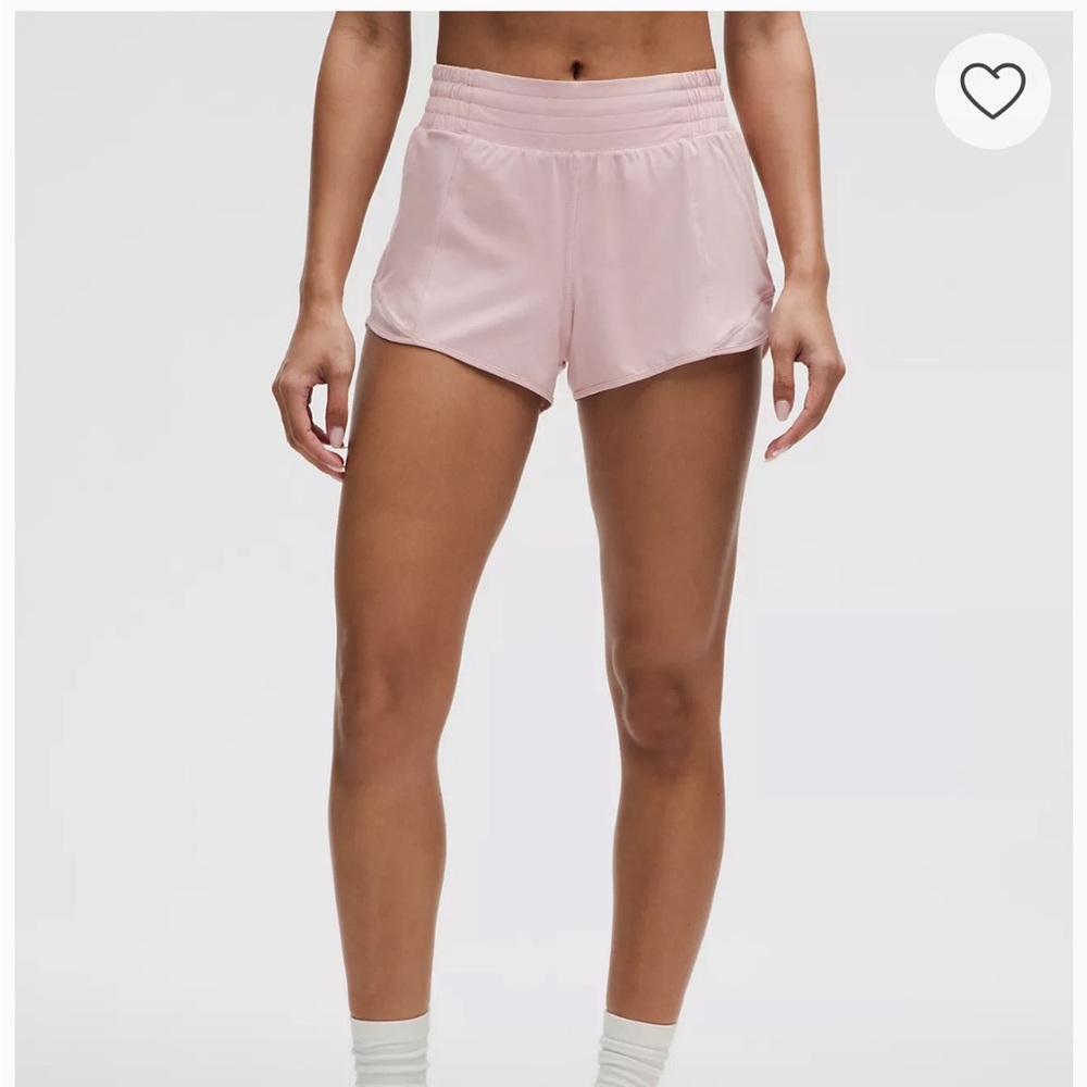 Lululemon Women’s Track That Shorts Strawberry Milkshake Running Sz 4 Preowned